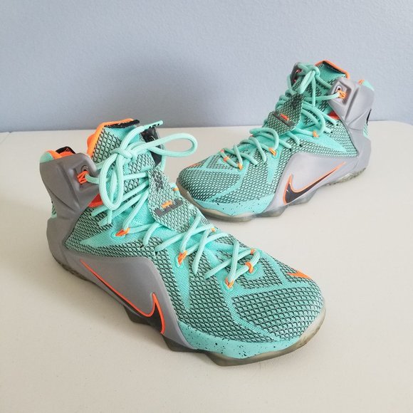 Lebron 12 miami dolphins Clearance